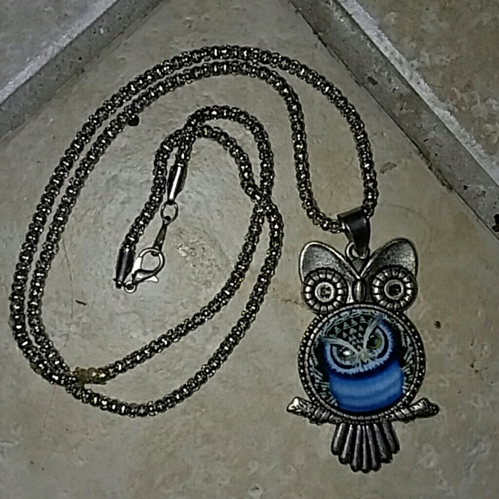Long Owl Necklace